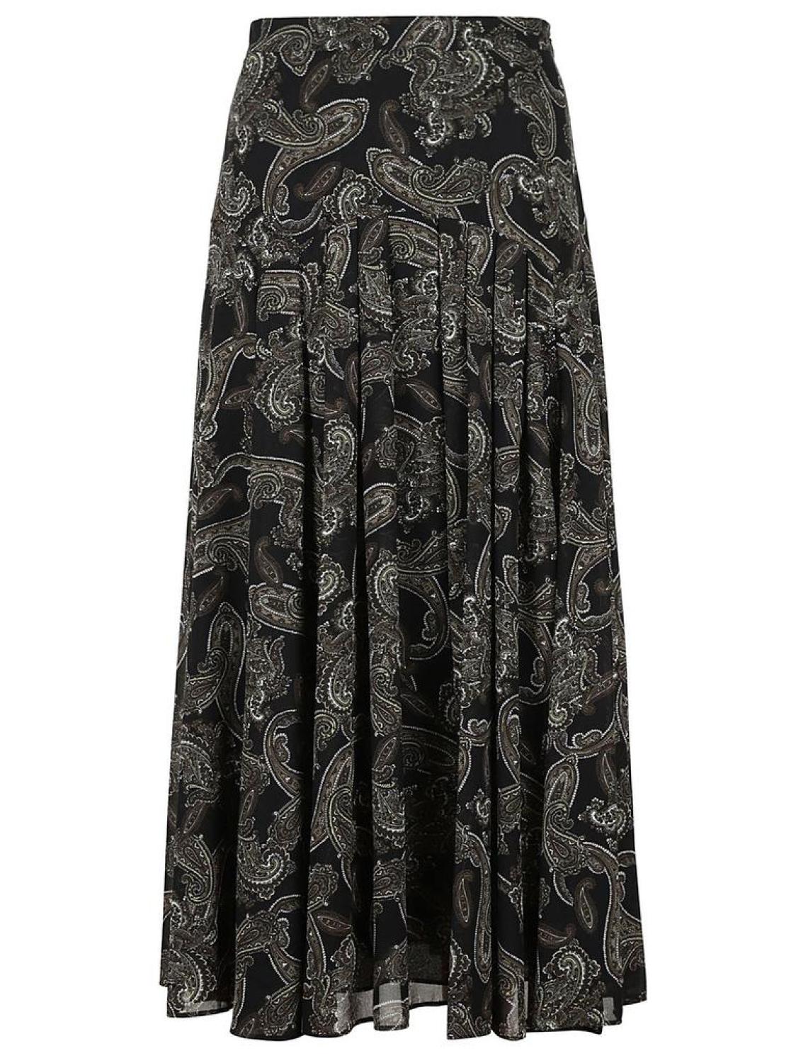 Michael Michael Kors All-Over Paisley-Printed Midi Skirt