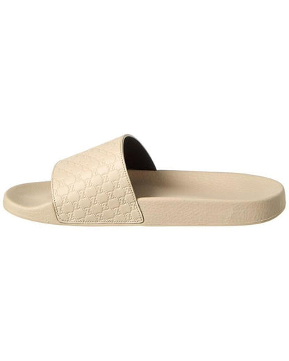 Gucci Microguccissima Leather Slide