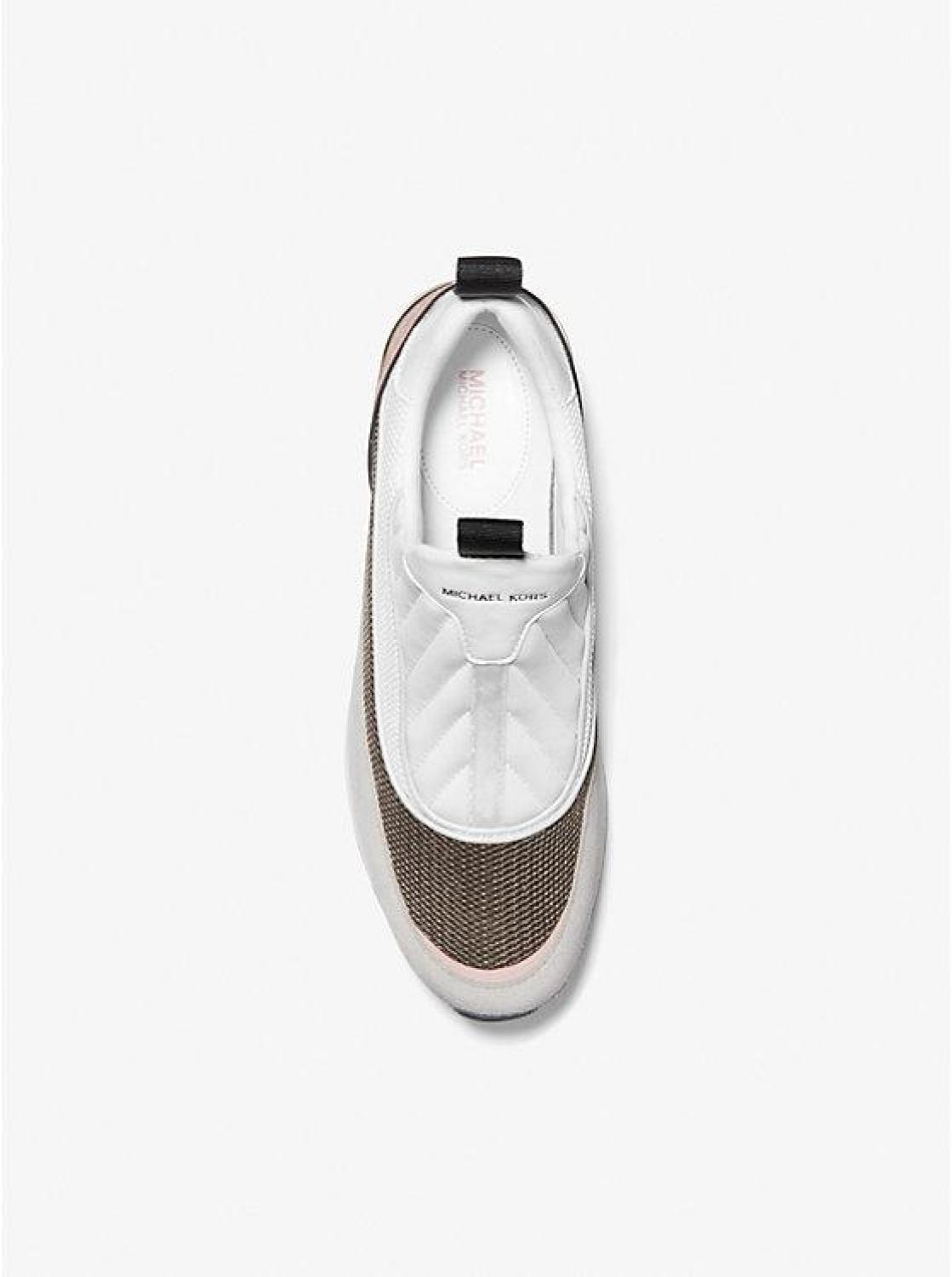 Allie Stride Mixed-Media Slip-On Trainer