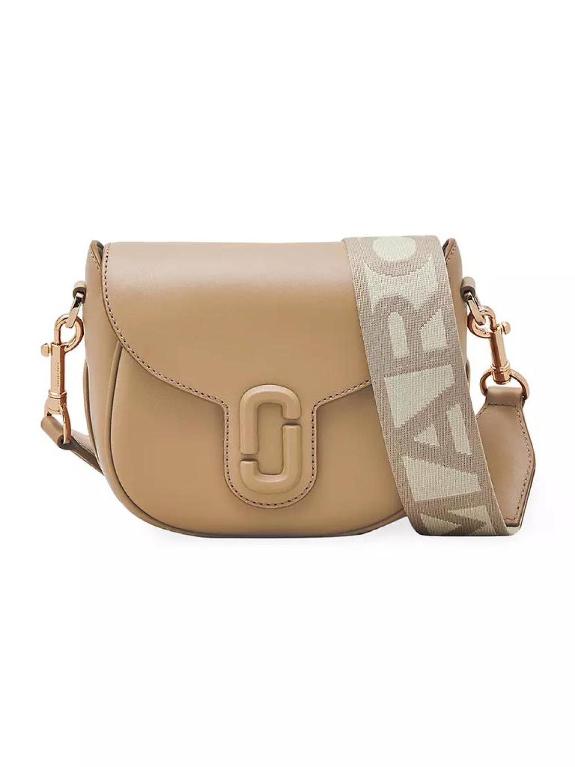 The J Marc Small Leather Saddle Bag