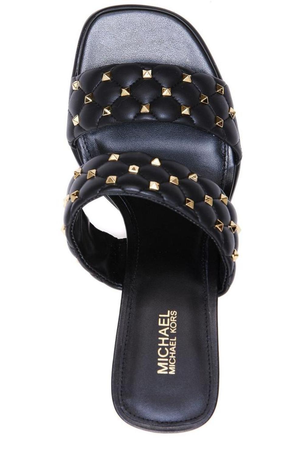 Michael Michael Kors Studded Slip-On Sandals