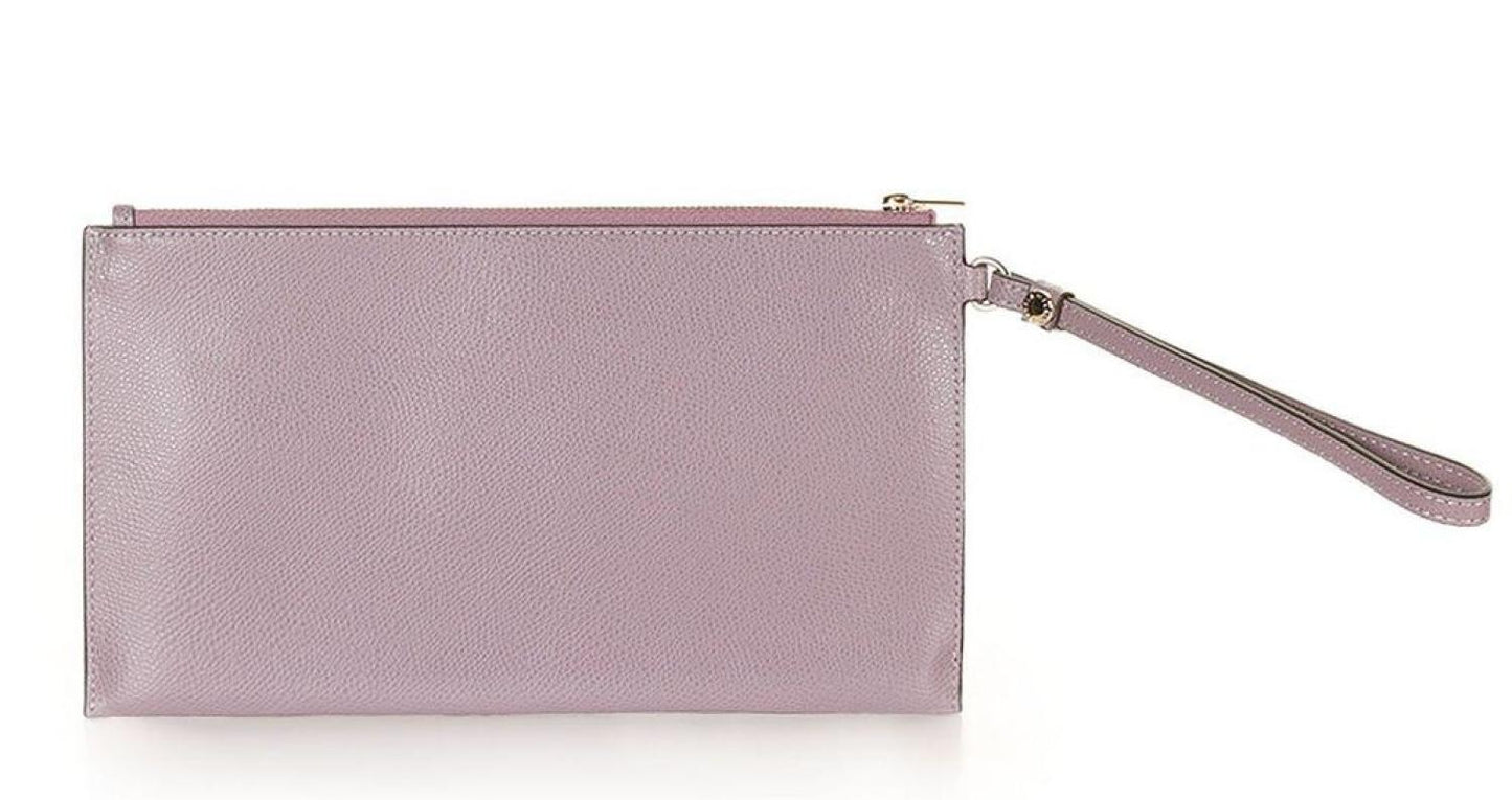 Furla Logo Plaque Zip-Up Clutch Bag