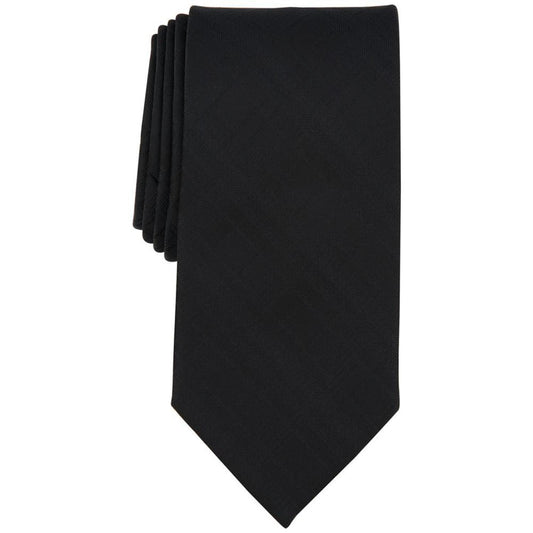 Men's Berfond Plaid Solid Tie