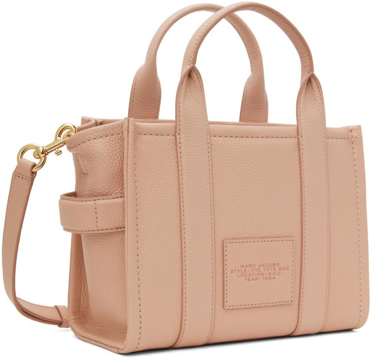 Pink 'The Leather Small' Tote