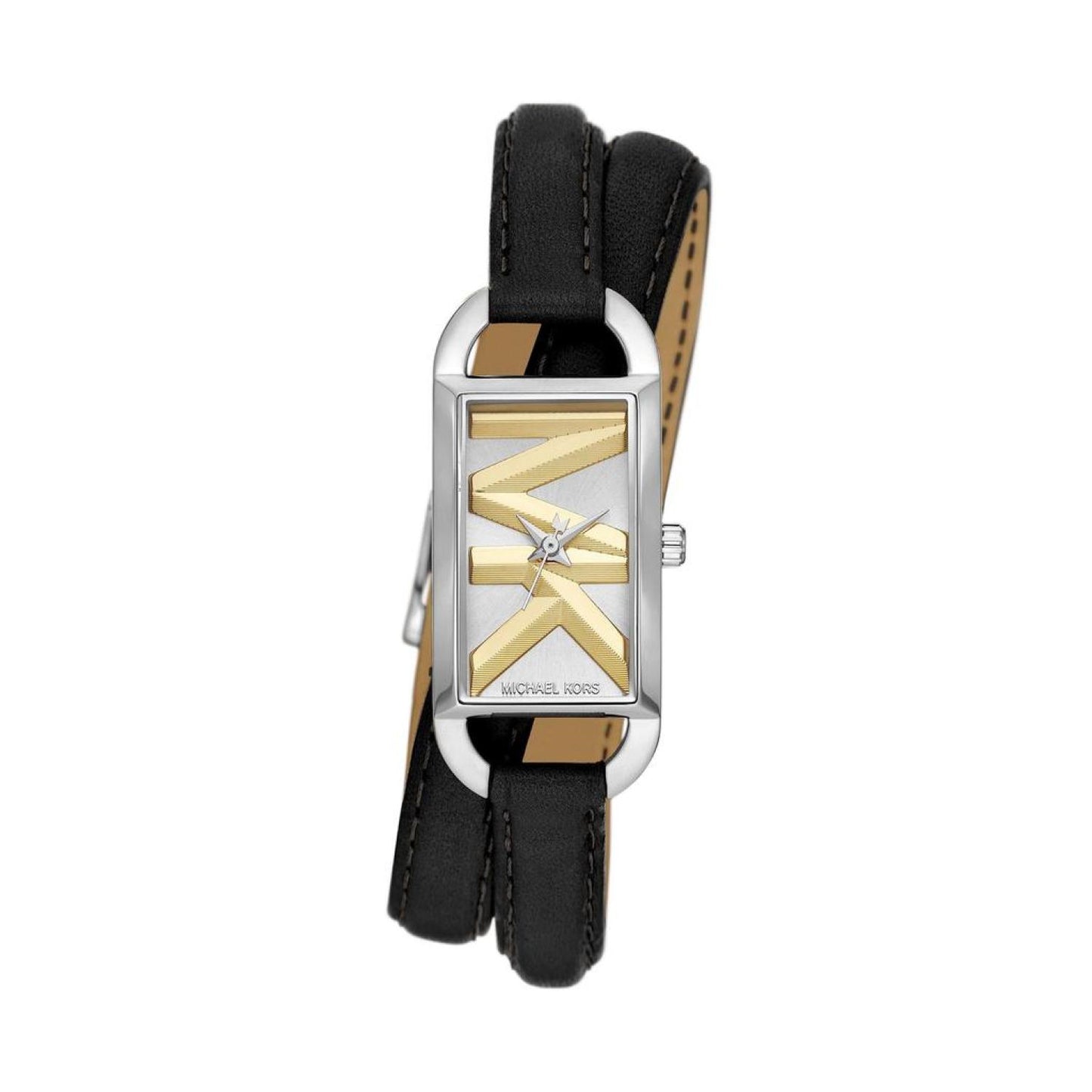 MK4722 - Empire Three-Hand Double Wrap Leather Watch