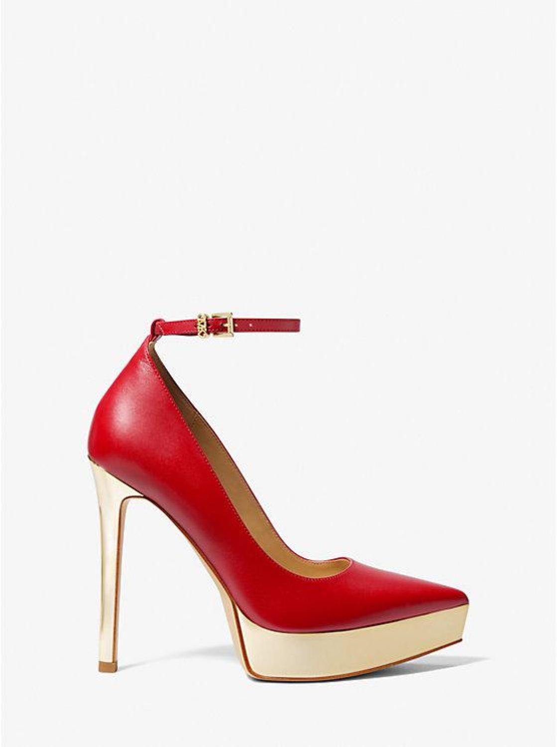 Xenia Leather Platform Pump