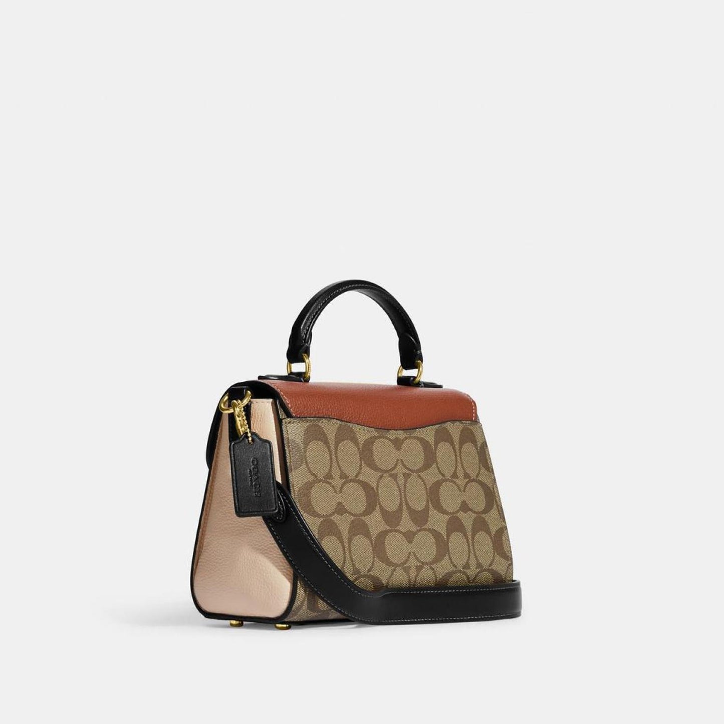 Coach Outlet Morgan Top Handle Satchel In Colorblock Signature Canvas