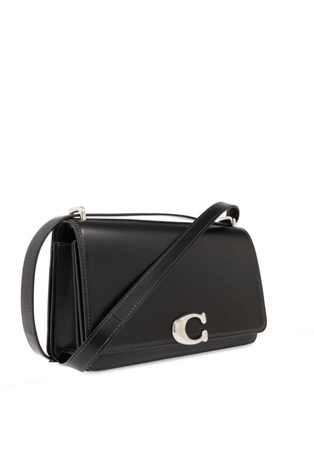 Coach Bandit Logo Plaque Shoulder Bag