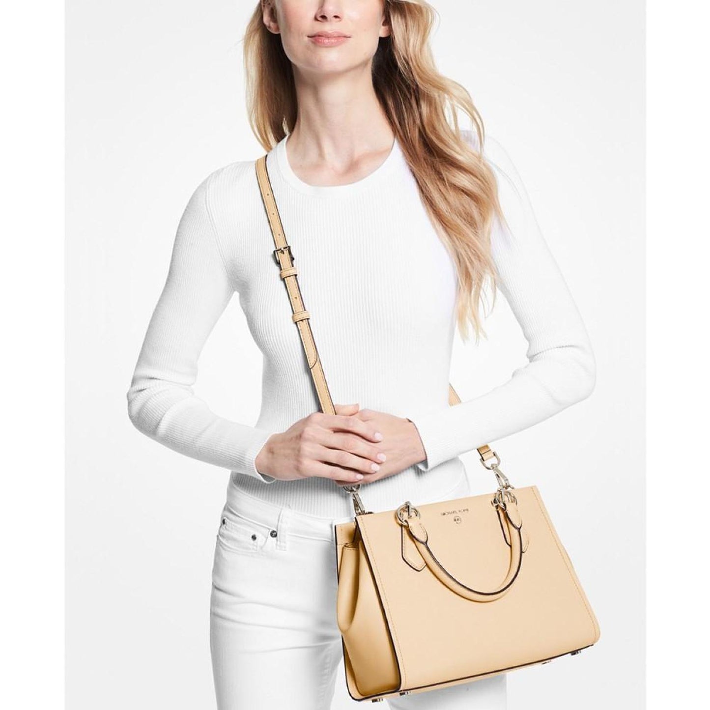 Marilyn Medium Leather Satchel