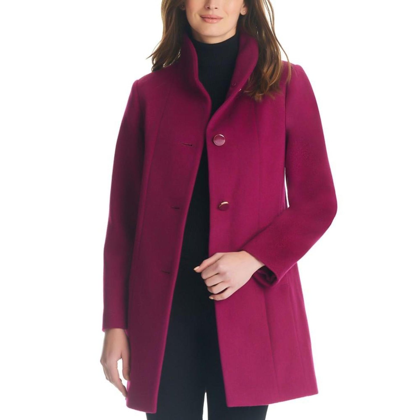 Women's Stand-Collar Coat, Created for Macy's