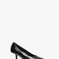 Frankie Crocodile Embossed Leather Pump