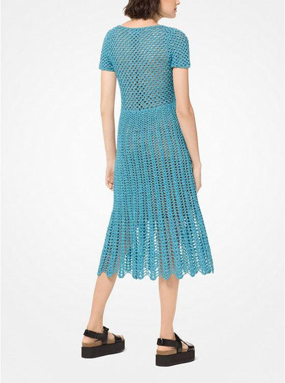 Hand-Crocheted Lurex Dress