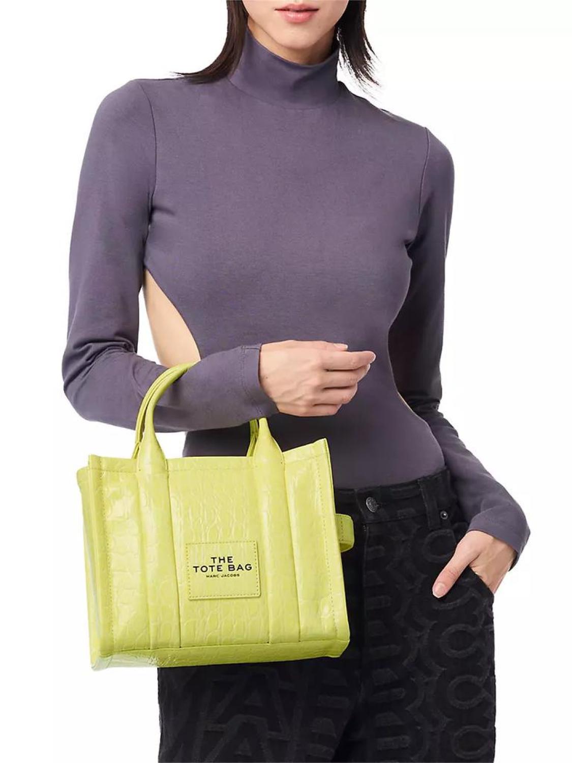 The Croc-Embossed Small Tote