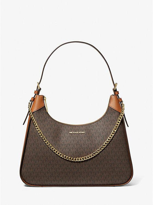 Wilma Large Signature Logo Shoulder Bag