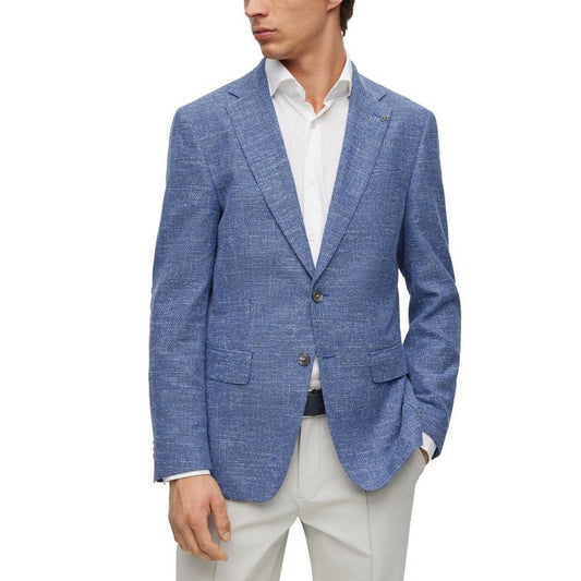 Men's Micro-Patterned Slim-Fit Jacket