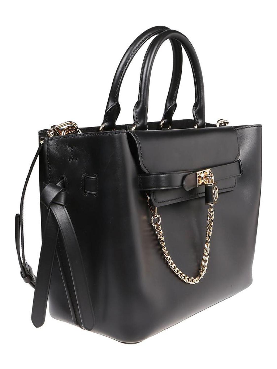 Michael kors hamilton large tote outlet black