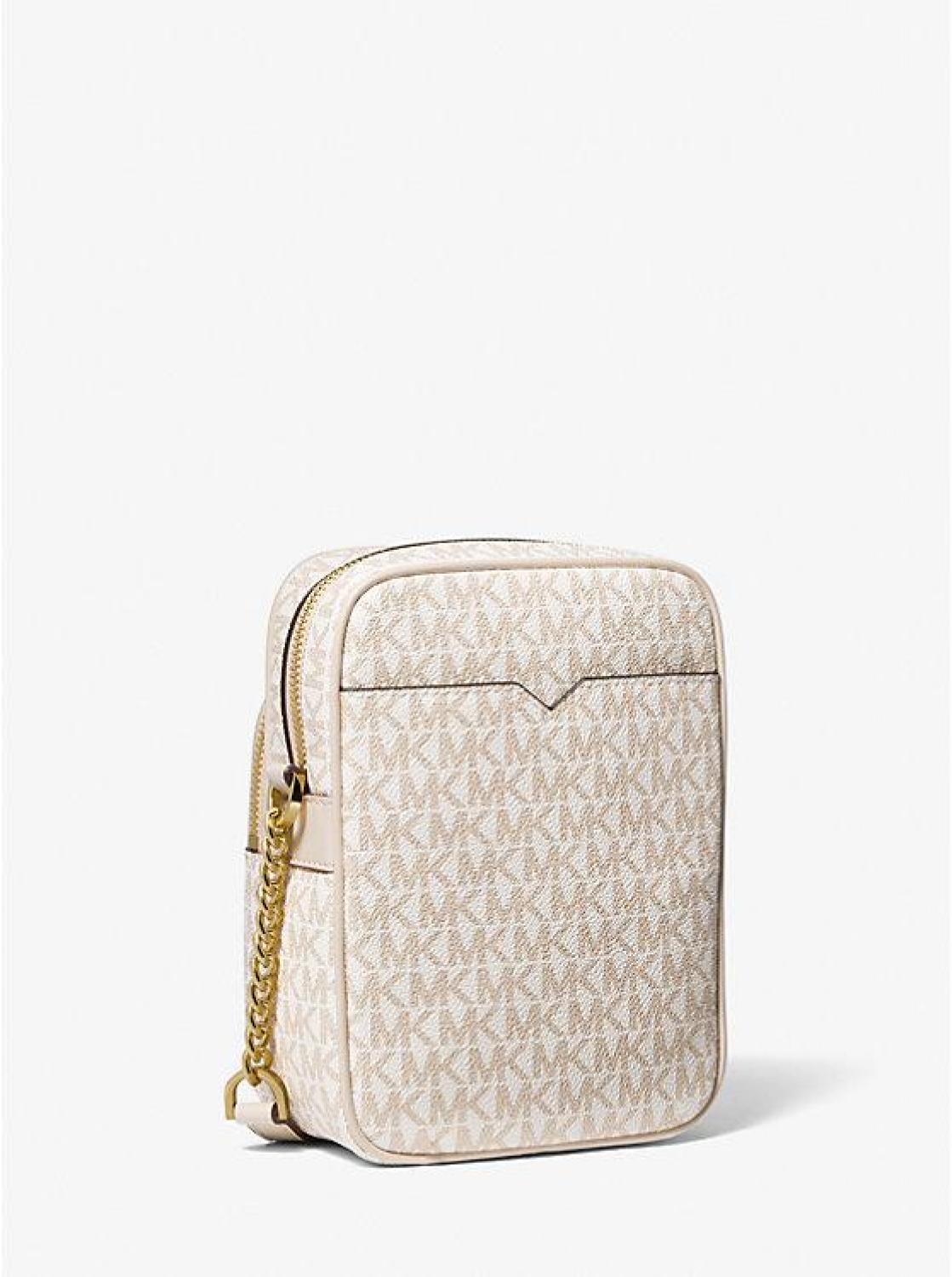 Jet Set Travel Medium Signature Logo Crossbody Bag