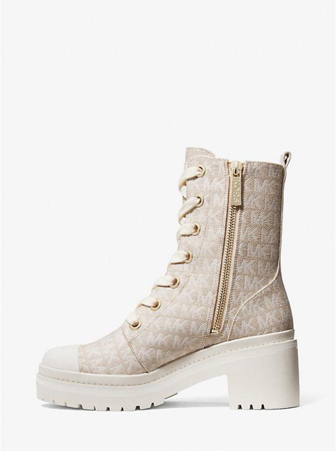 Corey Logo Jacquard Combat Boot