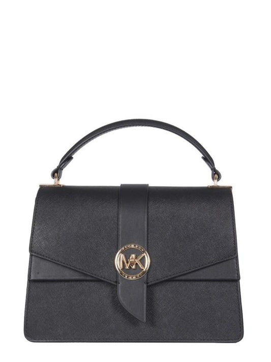 Michael Kors Greenwhich Logo Plaque Satchel Bag