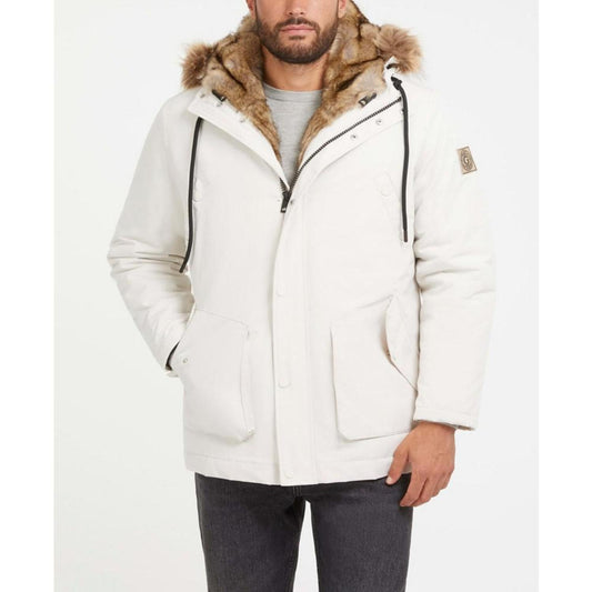 Men's Winter Faux Fur Parka Jacket