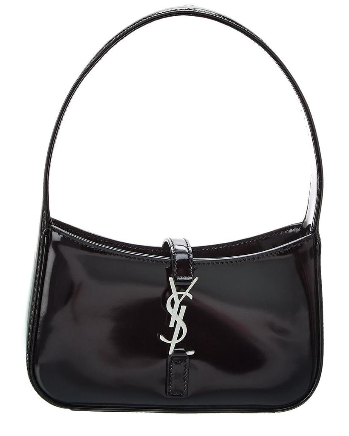 Saint Laurent Le 5 A 7 Patent Hobo Bag