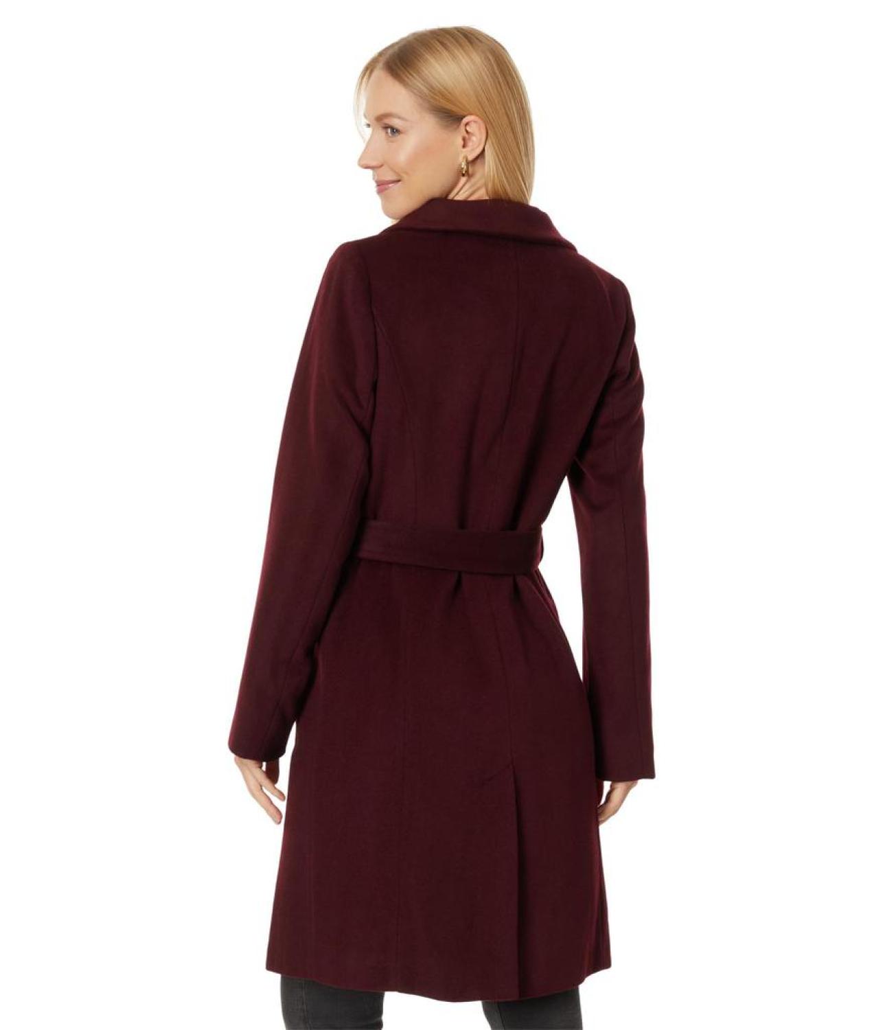 Belted Wool Wrap M125868Q74