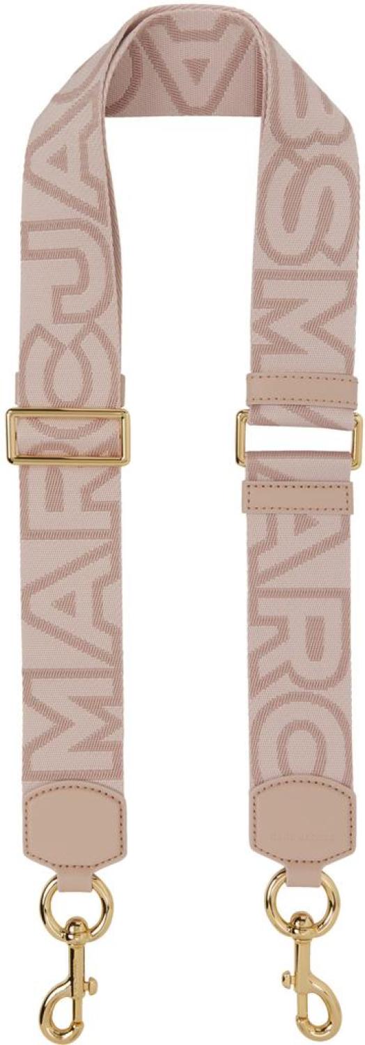 Pink 'The Outline Logo' Shoulder Strap