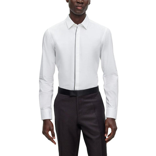 Men's Easy-Iron Slim-Fit Dress Shirt