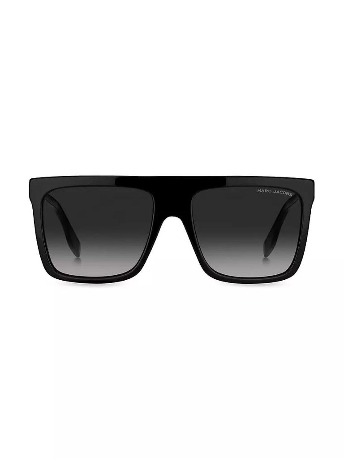 57MM Gradient Rectangle Sunglasses