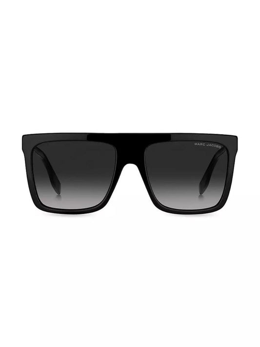 57MM Gradient Rectangle Sunglasses