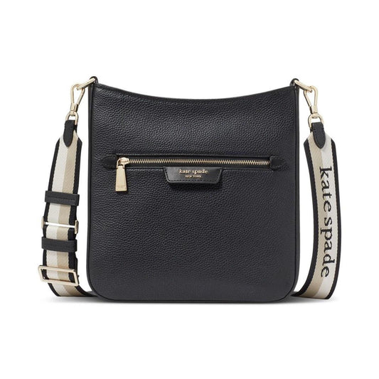 Hudson Small Pebbled Leather Messenger Crossbody