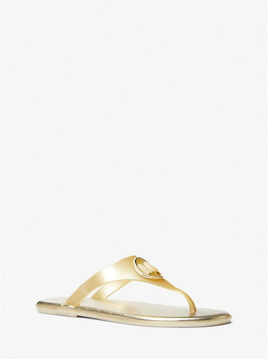 Carmen Metallic PVC Jelly Sandal