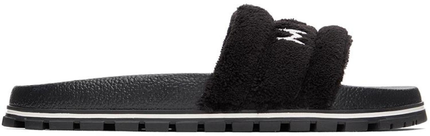 Black 'The Terry Slide' Sandals