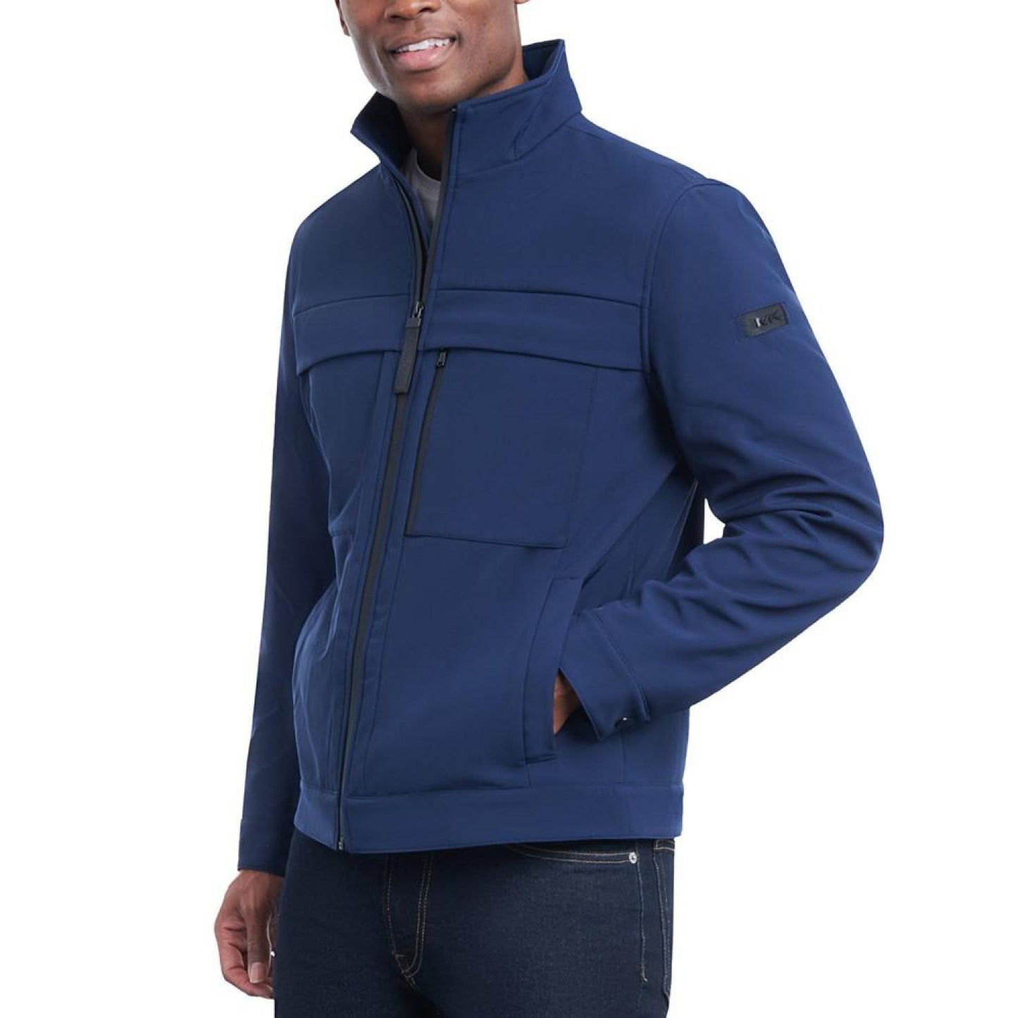 Men's Dressy Full-Zip Soft Shell Jacket