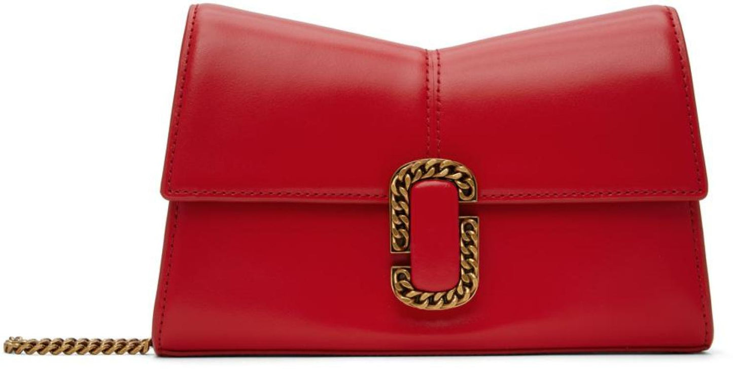 Red 'The St. Marc Chain Wallet' Bag