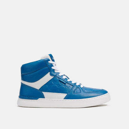 Coach Outlet Clip Court High Top Sneaker In Signature