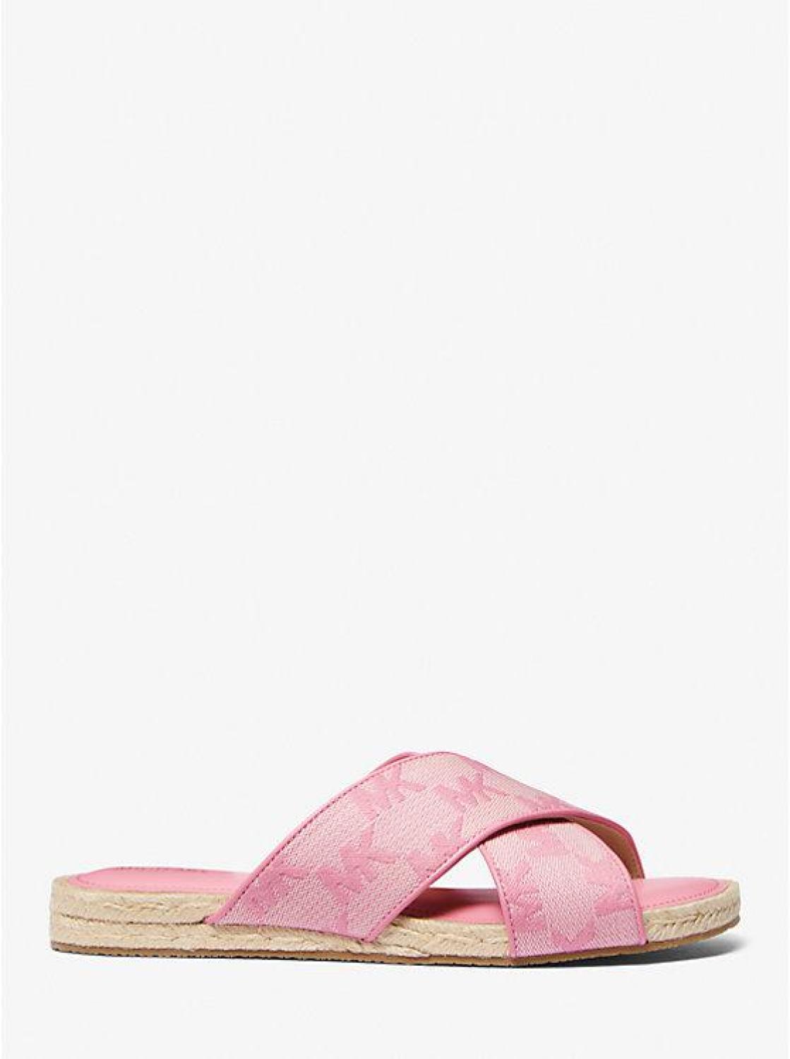 Jolie Logo Jacquard Espadrille Sandal