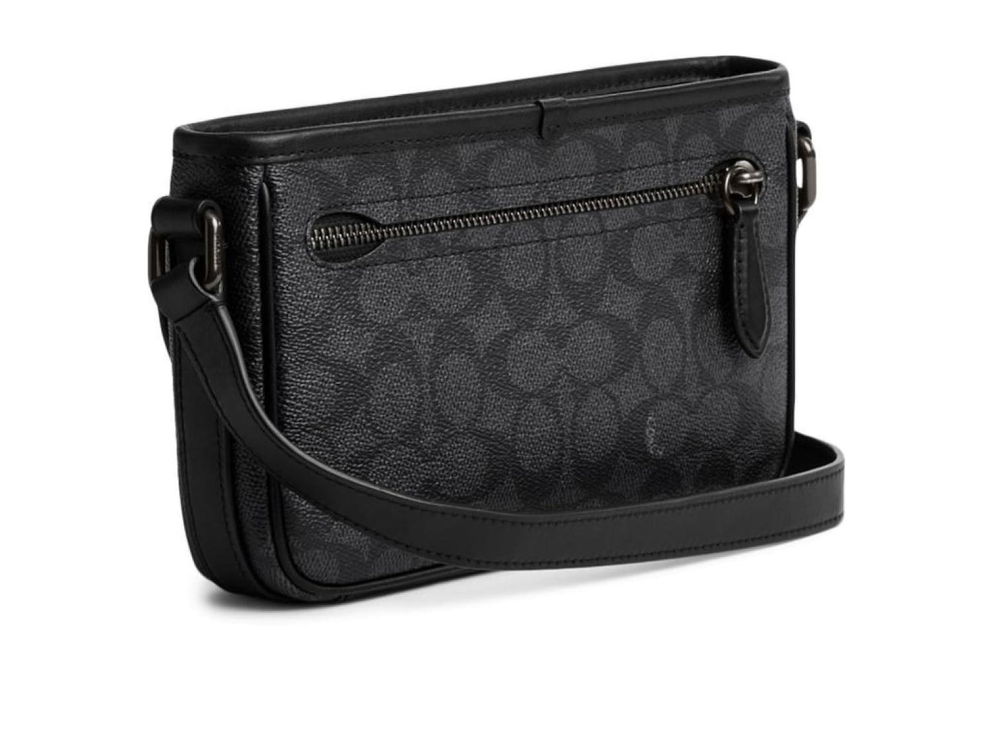 Beck Slim File Bag Crossbody in Signature