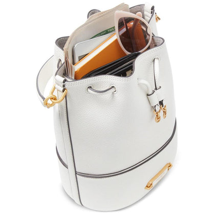 Gramercy Pebbled Leather Medium Bucket Bag