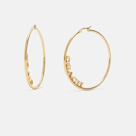 Coach Outlet Coach Medium Hoop Earrings