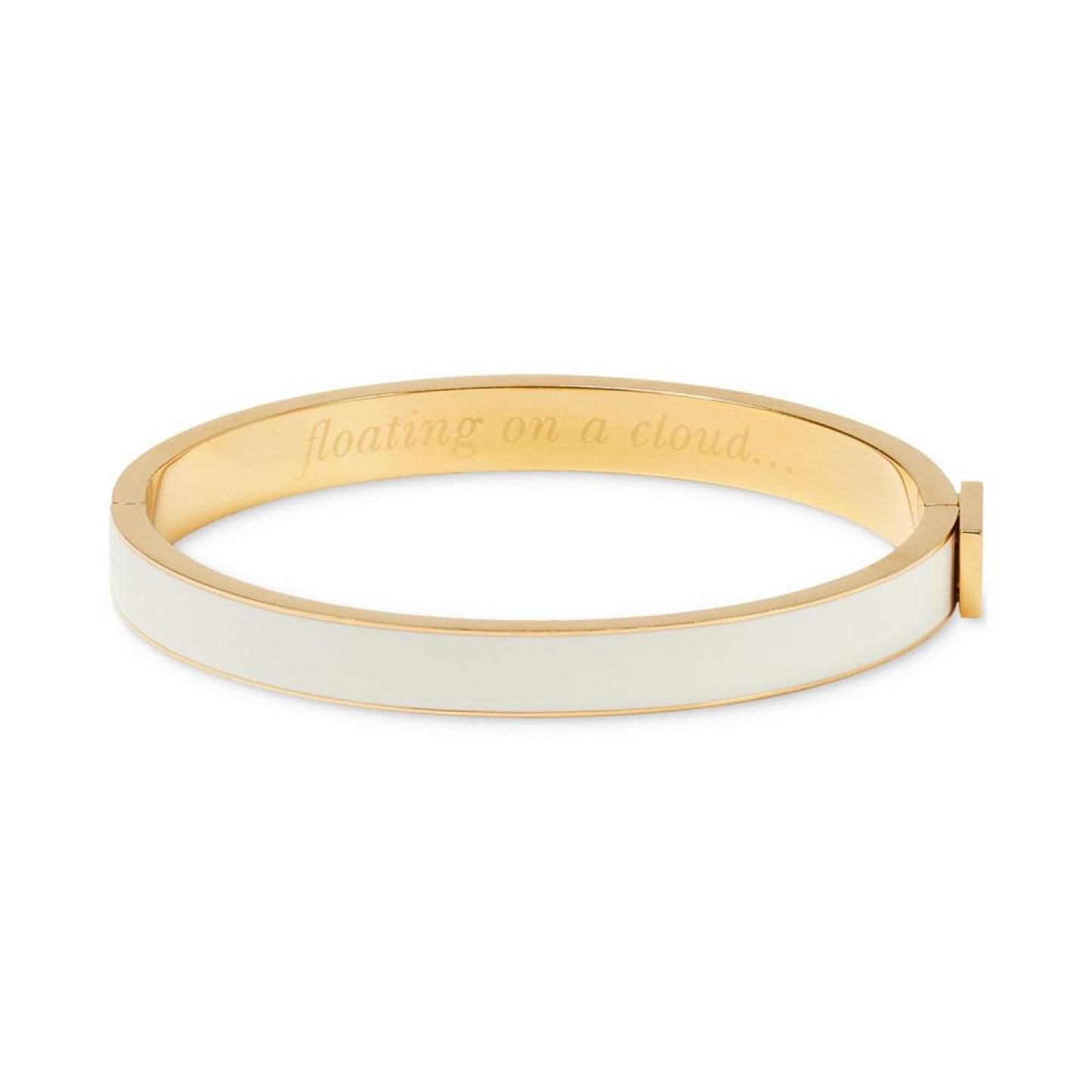 Gold-Tone Never A Dull Moment Color Inlay Bangle Bracelet