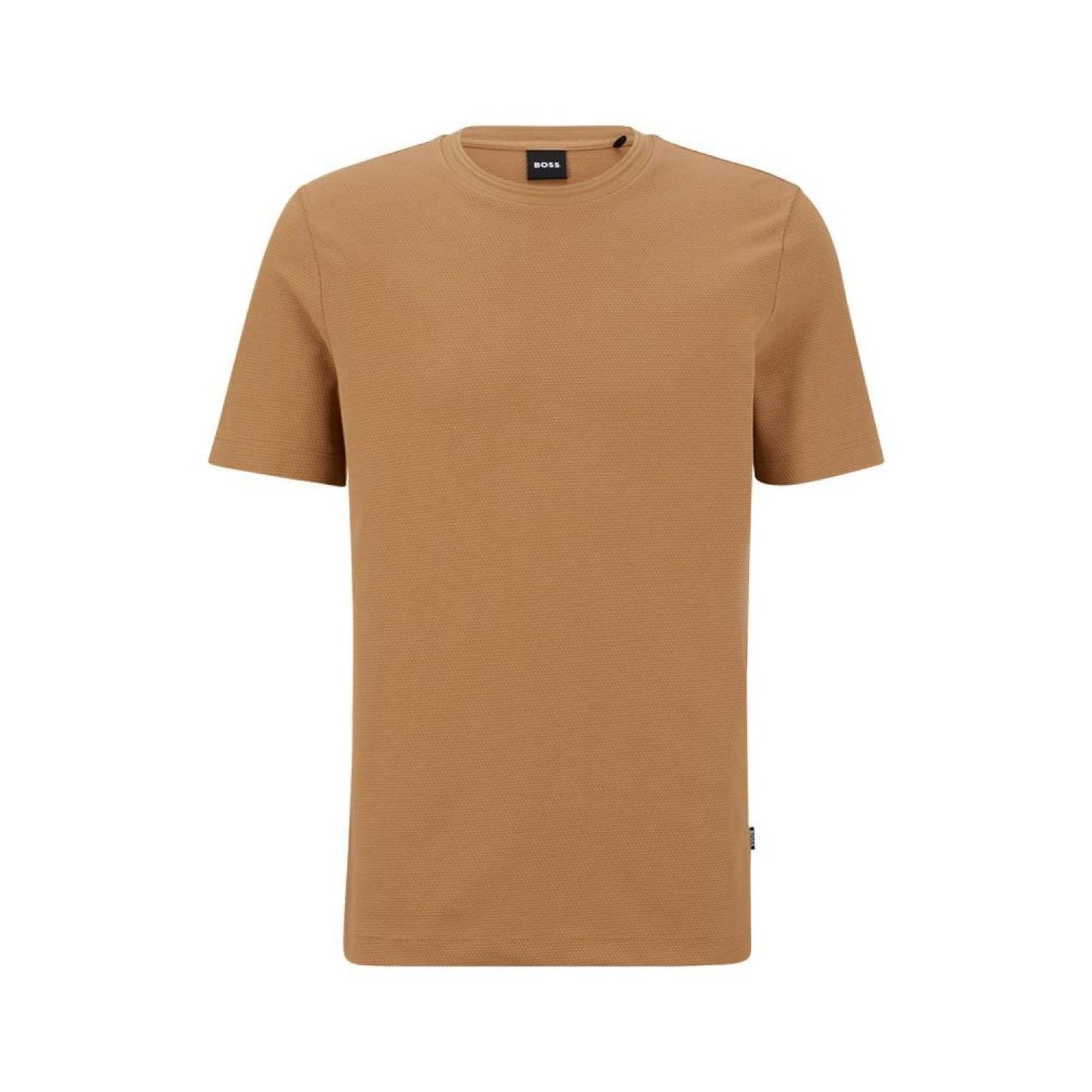 Men's Cotton-Blend T-shirt with Bubble-Jacquard Structure