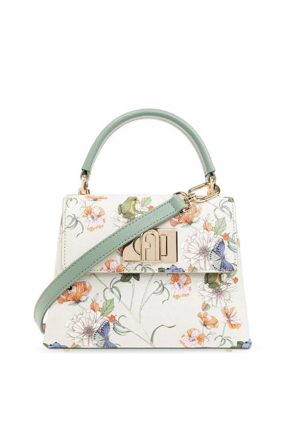 Furla 1927 Floral Printed Mini Shoulder Bag