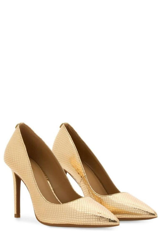 Michael Michael Kors Alina Metallic Pointed-Toe Pumps