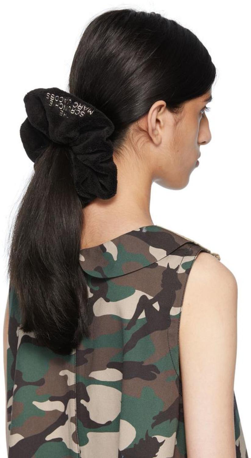 Black 'The Terry' Scrunchie