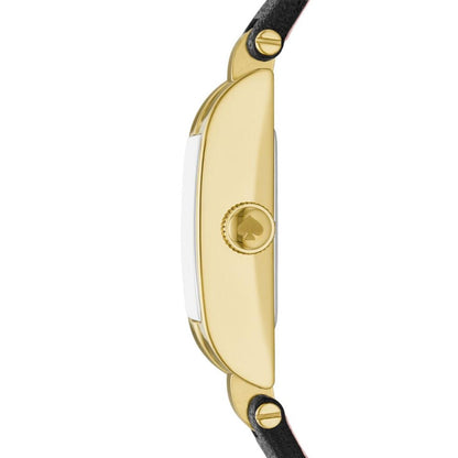 kate spade new york women's brookville three-hand, gold-tone stainless steel watch