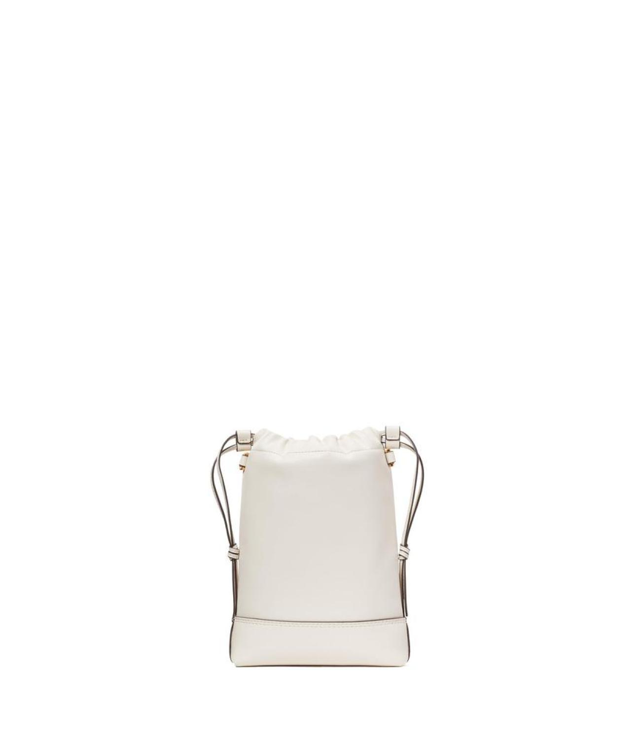 Eva Smooth Nappa Leather Bucket Phone Crossbody