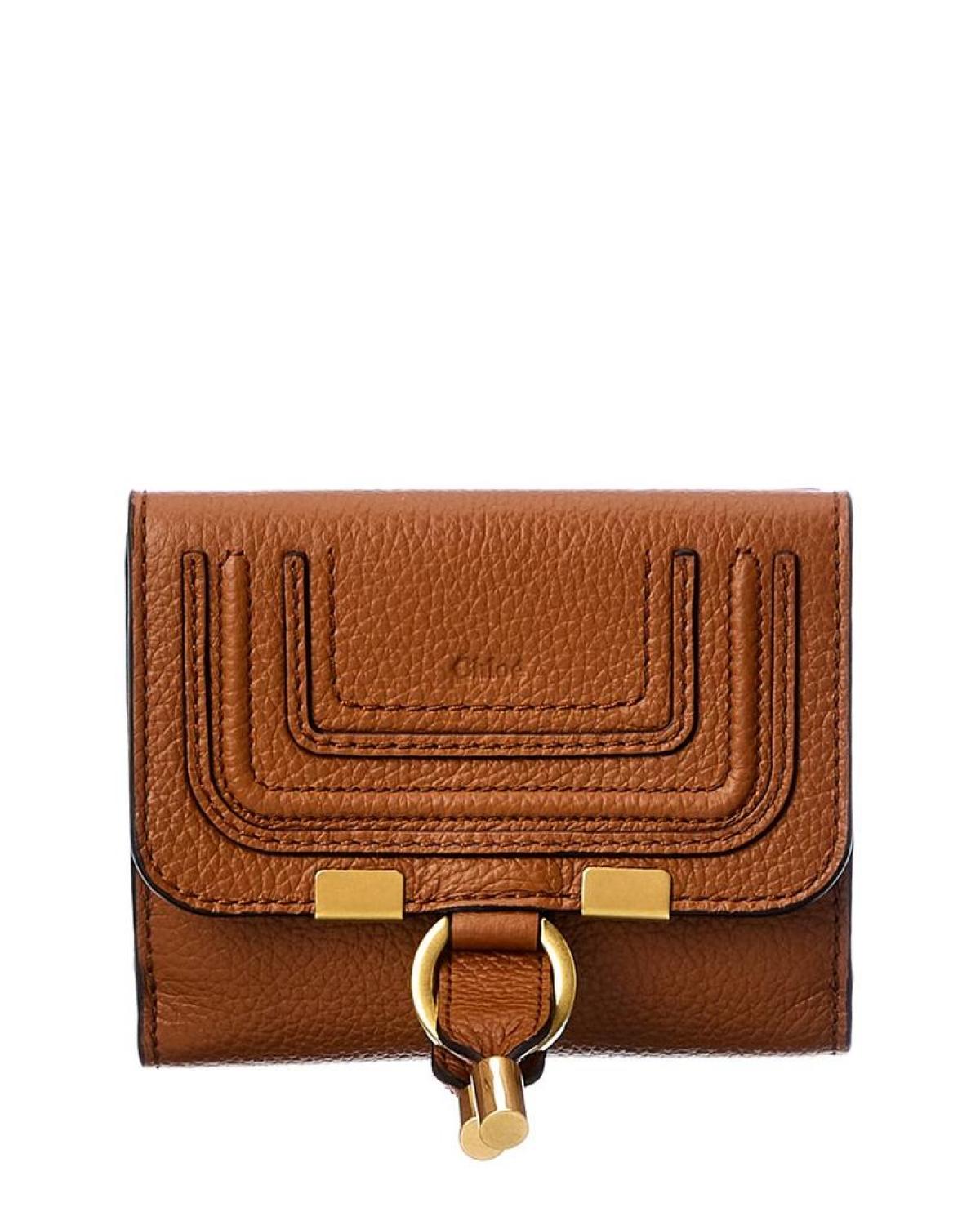 Chloé Marcie Leather French Wallet