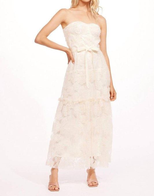 Bertina Dress In Carmel Cream