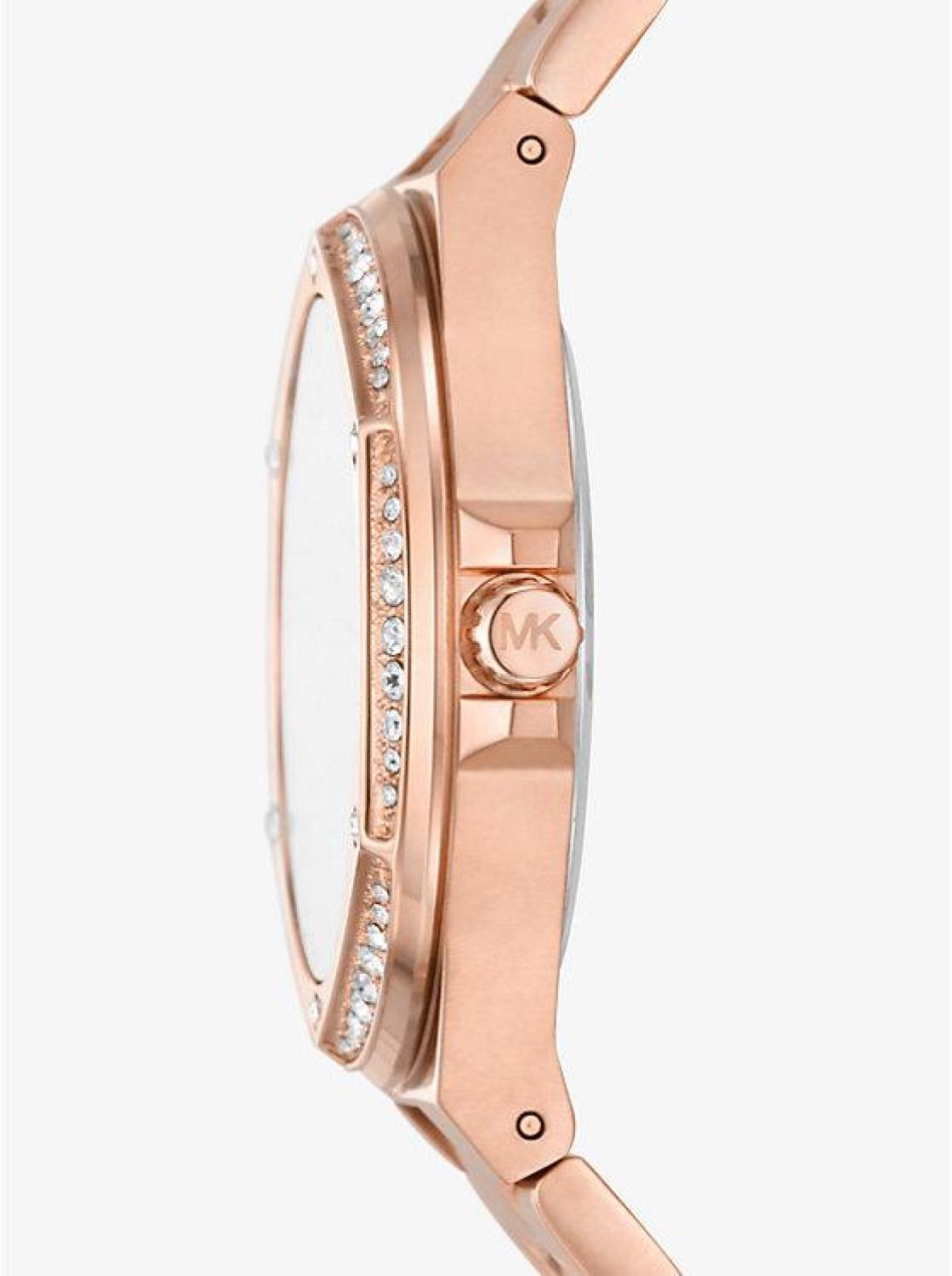 Lennox Pavé Rose Gold-Tone Watch